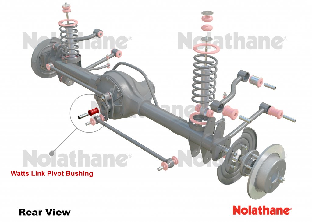 Auto Brake Parts - Nolathane Watts link - pivot bushing for FORD FALCON ...