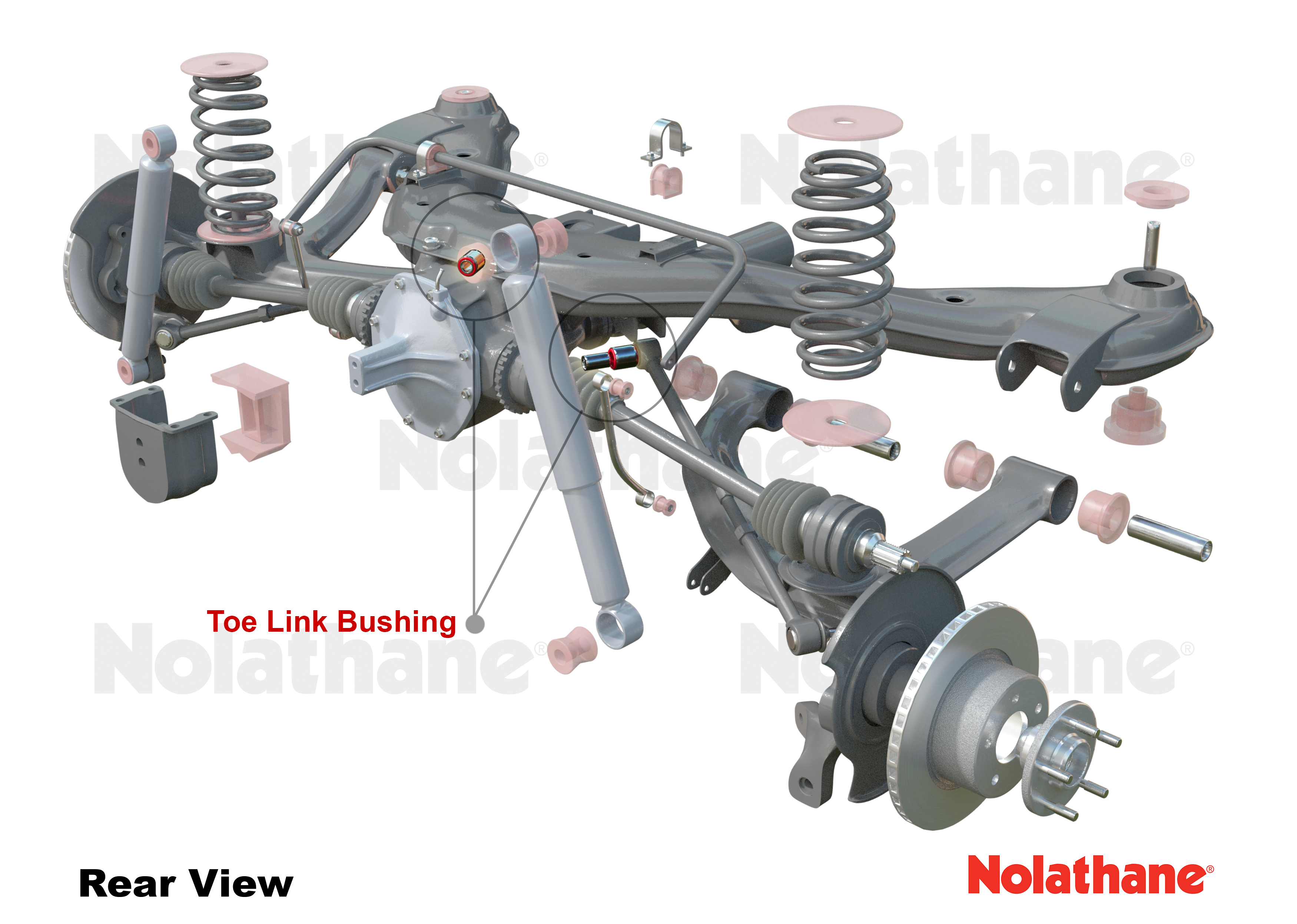 Auto Brake Parts - Nolathane Toe link - bushing for HOLDEN COMMODORE VT ...