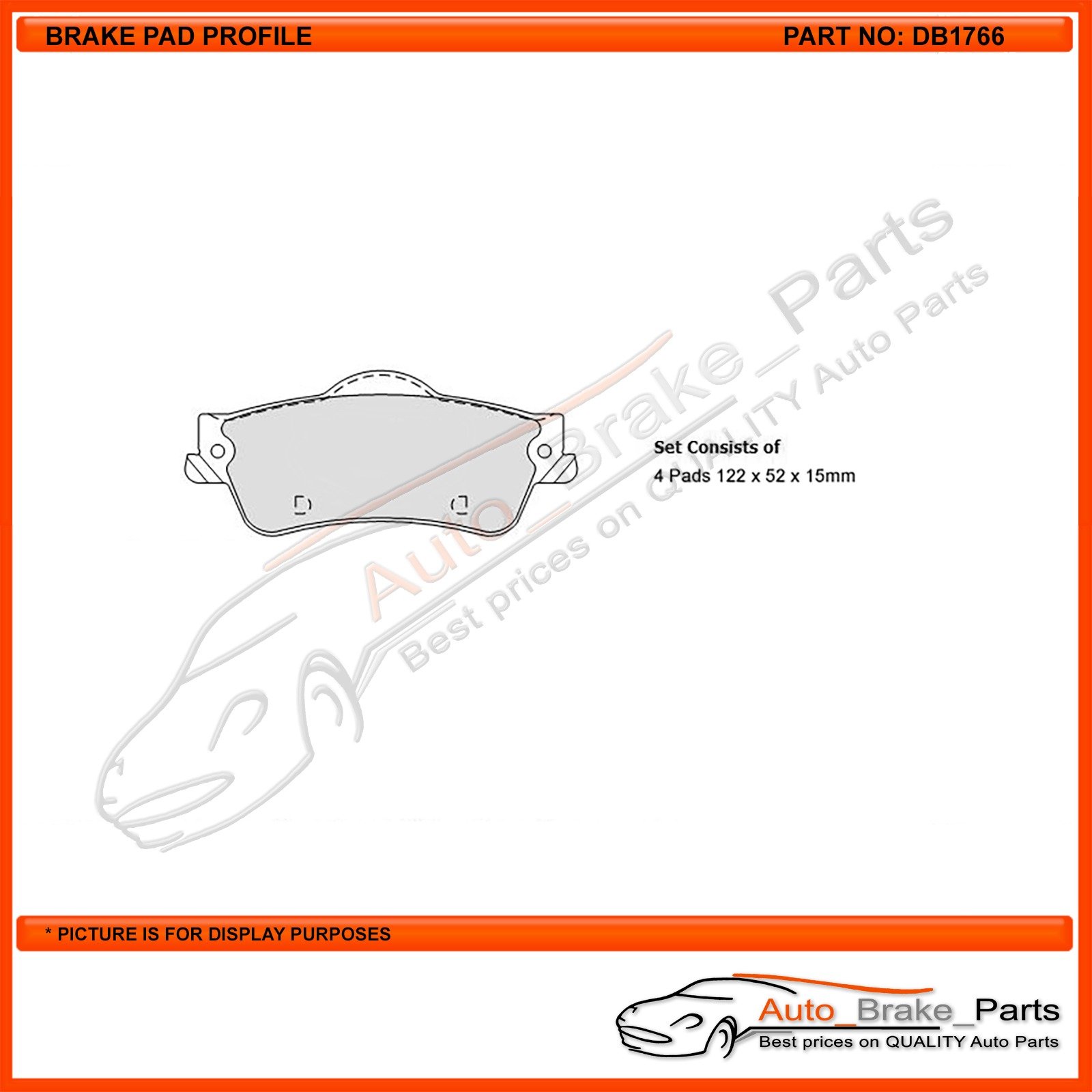 Ve commodore deals rear brake pads