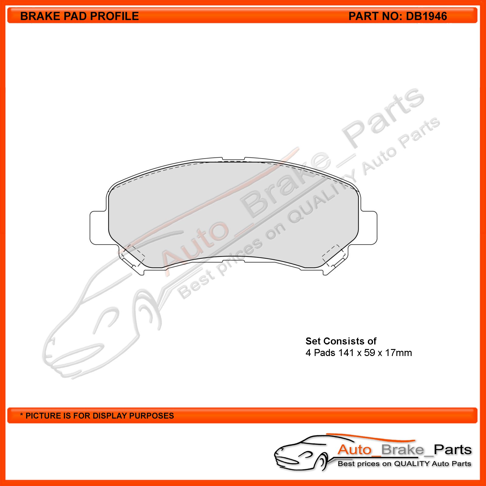 nissan dualis brake pads price